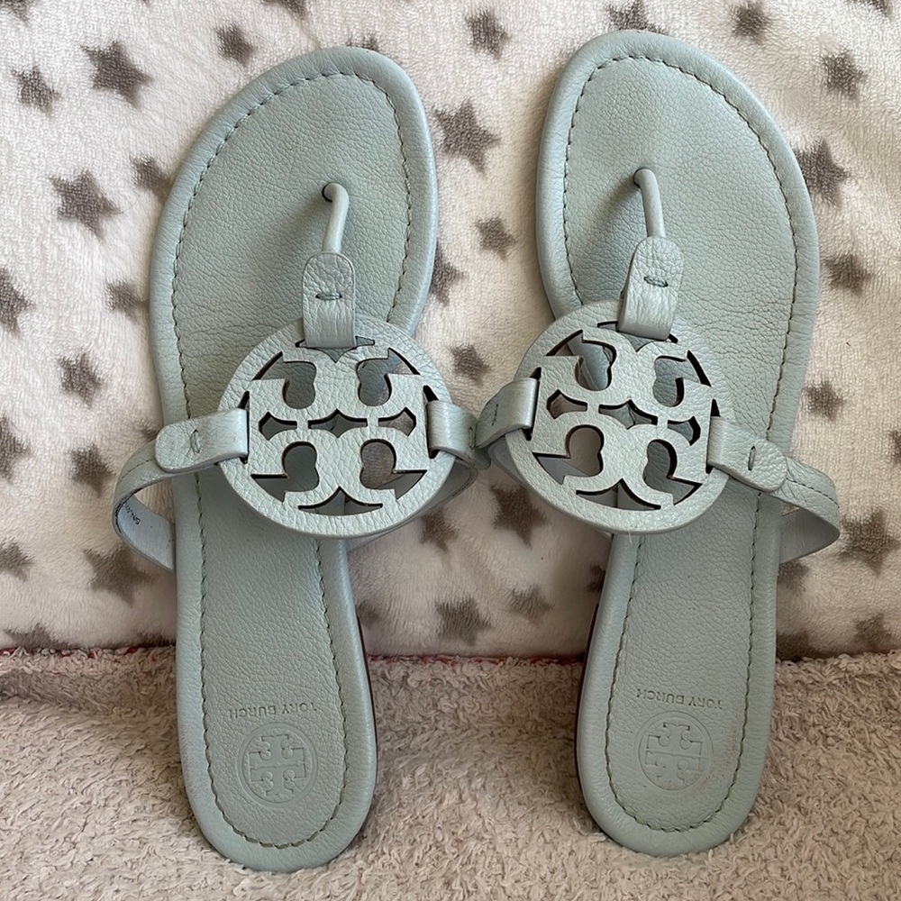 Tory Burch Miller Sandal Light Blue